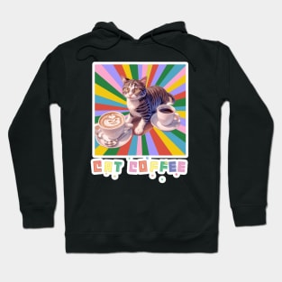 Cat Coffee Lover Hoodie